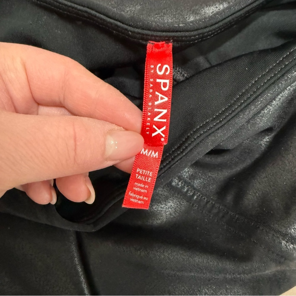 SPANX faux leather leggings MP - Picture 6 of 8
